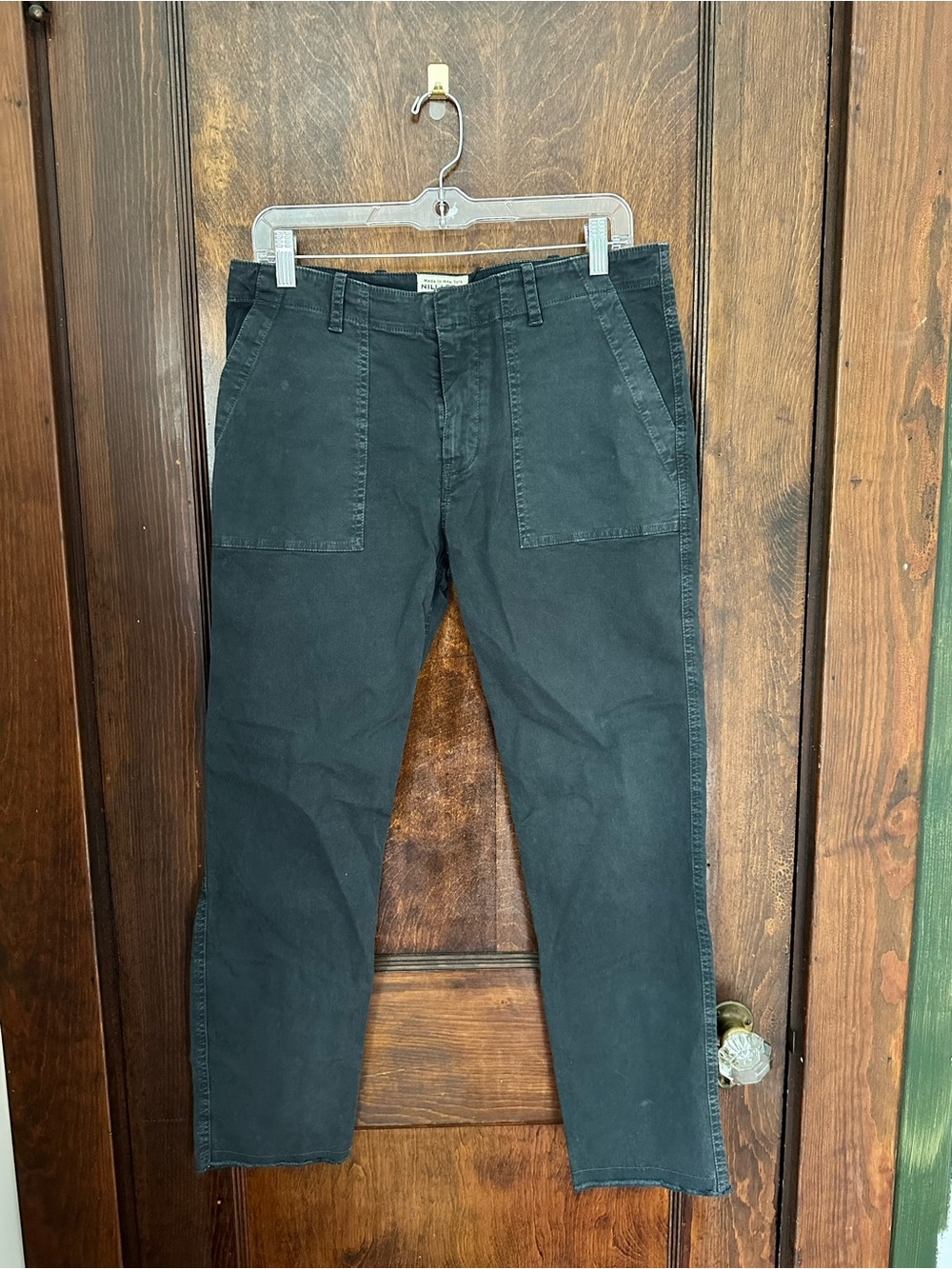 Women’s Charcoal Straight-Leg Pants